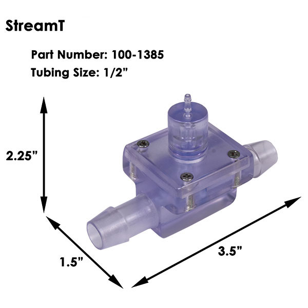 StreamT In-Line Sampling Port - Measurements