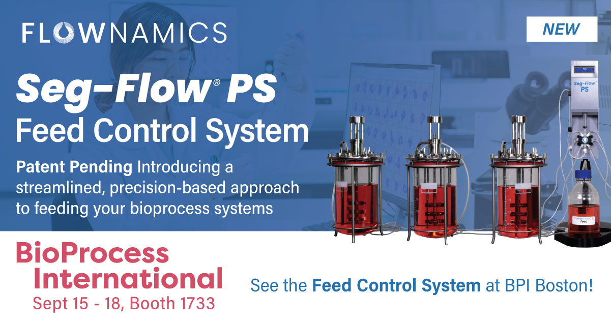 See the Seg-Flow PS feed control system at BPI East 2025 (Bioprocessing International Boston)